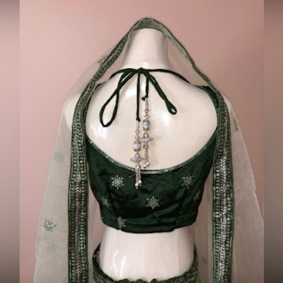 Green lengha - Picture 3 of 3